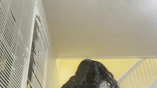 Goth stepsister is addicted to twerking