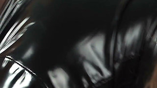 Big Tit Big Ass MILF in Black Fetish Outfit Destroyed by Monster Cock - Rough Pounding, Orgasm Shaking & Messy Facial