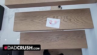 Step daughter Adrianna Jade takes porn lesson from step daddy and bestie on valentine's day - dadcrush