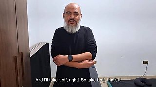 Take off your clothes, I'm going to stick my tongue in your butt-hole.