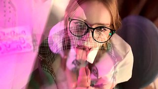 Yuiwoo Blonde Teen Schoolgirl Gets CIM After Rough Pounding