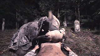 X Virtual 11 Walking Zombies in 180°