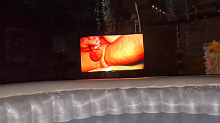 watching a home made sex tape of my wife and her lover whilst I masturbate