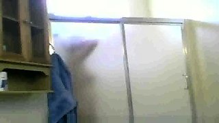 Mexican Aunt Maria spied on in the shower