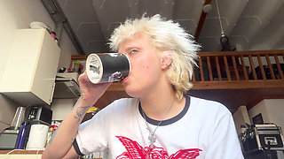 Smoking a Cigarette Lazy Coffee No Makeup