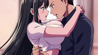 Time Travel Temptation Curious Anime Girl Fucks Her Hot Future Self Passionate 3D Hentai