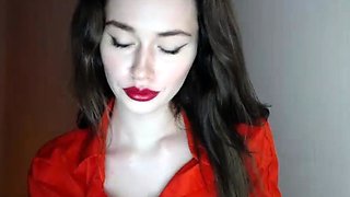 Brunette Solo Webcam Masturbation