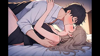 3D Cartoon on closeup kissing Animation, AI Generated Cartoon content, Uncensored video of 18 Year old Anime Girl