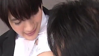 Sharp Short Hair Beauty Ai Reveals Her Sensitive Side in a Deep and Intimate Encounter