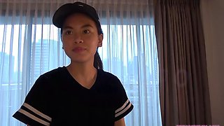 First Timer Thai Girl Is Shy On Camera