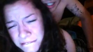 Amateur Webcam Girl Takes a Hard Pounding
