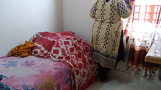 55 Year Old Pakistani Ayesha Stepaunty Hands Tied From Behind and Fucked Hard in the Ass and Cums a Lot - Hindi & Urdu