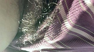 Close up solo beauty toying ass