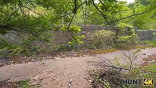 Hunt4k. crazy russian hooker doesn’t care about her bf and pounded a stranger in public