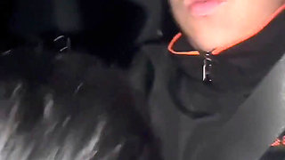 My Busty Wife Gets Horny in the Car and Gives Me a Blowjob While I'm Driving - Yasmina Khan