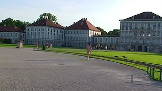 Busty amateur teen outdoor hardcore facial action