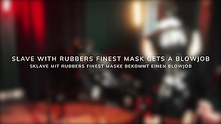 Slave with Rubbers Finest Mask