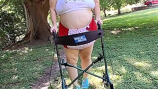 BBW Nurse Vicki Is Taking a Stroll in Her Hello Kitty Bathing Suit a Bikini! What Else Does She Do!