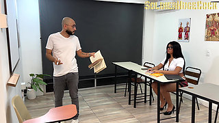 Horny Student Seduces Teacher by Showing Him Her Porn Videos