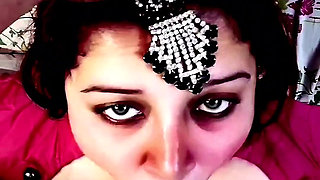 Indian Bengali Beautiful Blue Eyes Wife with Office Boss