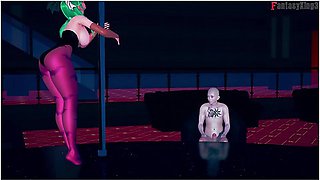 Morrigan Table Dance Capcom Full Halloween Special