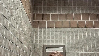 Big Beauty Nurse Vicki Dances and Strips in the Bathroom!
