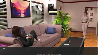 Sophia Watches Porn On Sofa Before Bed – Anal Group Sex With Dominant Male (3D Hentai)