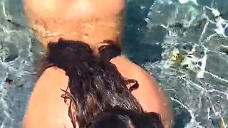 Christina Khalil Skinny Dipping In Pool Onlyfans Video