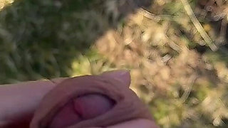 Caught Stroking in Public... She Helped Me Finish