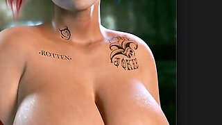 Big Breast Harley Quinn Being Beautiful as Ever