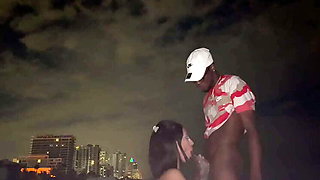 BigDaddyKJ: Latina Slut Gets Nailed by Huge Black Cock on Miami Beach