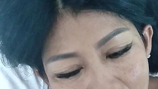 Asian Thai MILF Riding, Sucking & Anal - Dual Camera Views