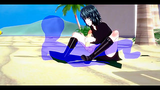 One Punch Man Hentai - Fubuki Handjob and Fucked - Japanese Asian Manga Anime Film Game Porn