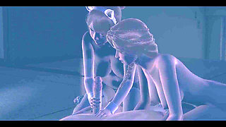 Hentai Uncensored 3D - Erica, Sofi and Sam Sex in the Halls of the Student Residence - Japanese Asian Manga Anime Film Game Porn