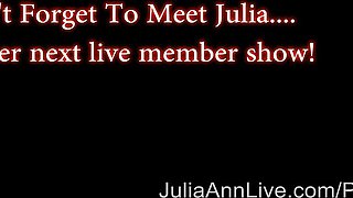 Juliaannlive porn with salacious Julia Ann from Julia Ann Live