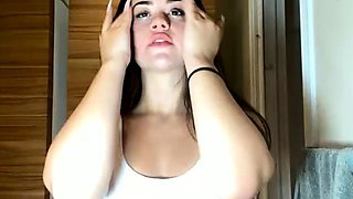 Tattoed Amateur Webcam Girl Hot Dildo Action Masturbation