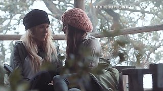 Unusual Lesbo Camping With School Damsels - Aiden Ashley, Abigail Mac