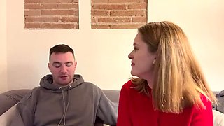 Shy College Girl Una Fairy Behind The Scenes BTS with Perfect Tits and Big Cumshot