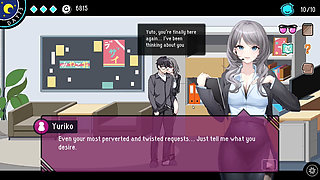 Hentai Game - TV Station Hentai Sex Scenes (tv Anchor, Bus Stop Lady, and Office Clerk Heroines) - the Censor