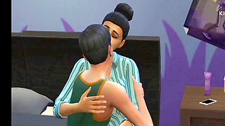 Stepmom Ushabhabhi69 gets railed in a cartoon room