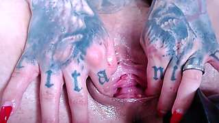 Pussy Close up Gaping and Fisting