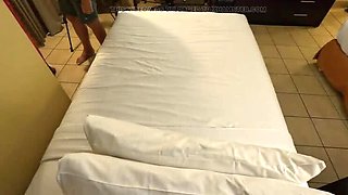 Mature British MILF Fucks Old Man in Hotel Room Missionary Style - HD Pussy Sex Video