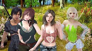 Sweetheart goes on an uncensored adventure in anime style