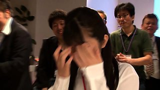 Asian schoolgirl enjoy group sex