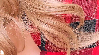 Chubby MILF Rides a Pillow in the Living Room