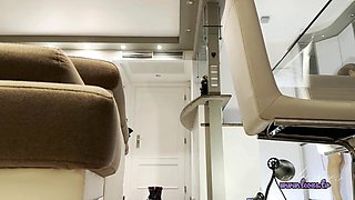 Skinny Fit Sports Teacher and Gym Model as Hot New Wife Teases Tight Pussy Bare Ass Without Pant