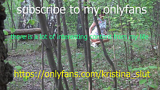 Flashing My Pussy in the Woods