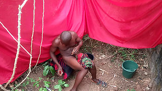 During the faith. I used to go to the forest and cum hot