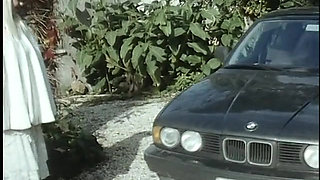 Vintage anal sex in car