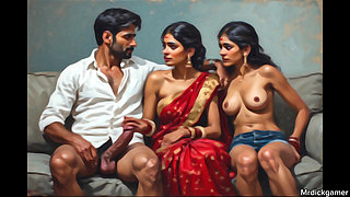 Sex with her sister's hot friend desi indian cheating girlfriend